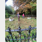 Richard & Heather clearing  the Rotunda